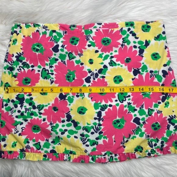 Lilly Pulitzer Callie Doodlebug Daisy Mini Skirt 2 - Picture 8 of 8